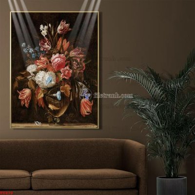Tải file Tranh tĩnh vật sơn dầu hoa châu âu TV979 (ảnh gốc) 300dpi Tranh tĩnh vật sơn dầu hoa châu âu TV979