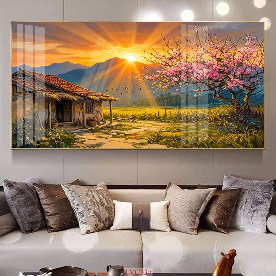 File tranh treo tường tây bắc , tranh vùng cao TVC337