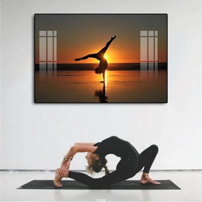 File gốc File tranh treo phòng tập yoga Y159 (in mica) làm quà tặng