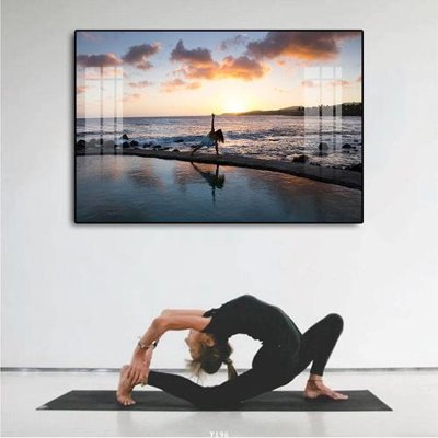 File PSD in ấn File tranh treo phòng tập yoga Y196 (chất lượng cao)