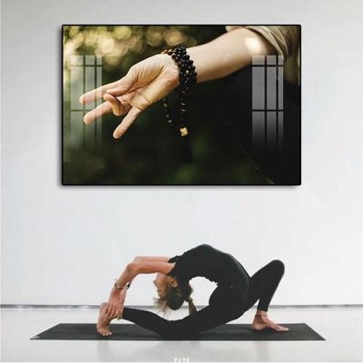 Ảnh gốc file in lụa File tranh treo phòng tập yoga Y198 chi tiết
