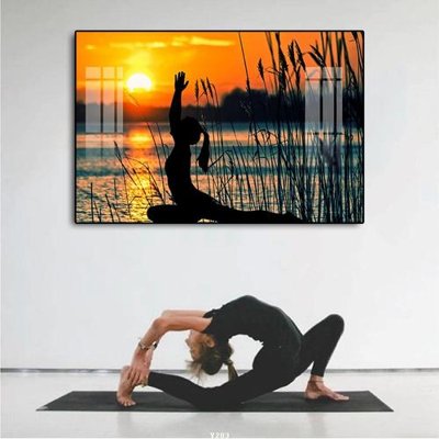 File gốc in mica File tranh treo phòng tập yoga Y203 chất lượng