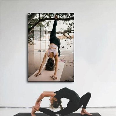 File in trần File tranh treo phòng tập yoga Y222 (bản gốc 3D) sống động