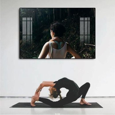 Ảnh gốc File tranh treo phòng tập yoga Y235 (độ nét cao) in mica