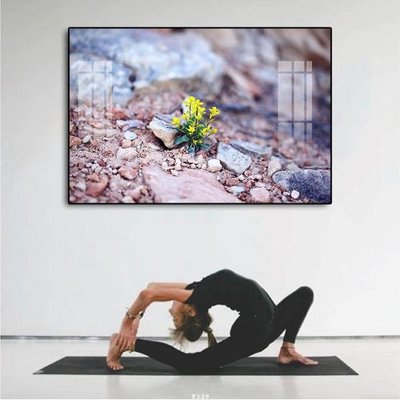 File tranh PSD File tranh treo phòng tập yoga Y339 chất lượng cao