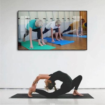 File tranh File tranh treo phòng tập yoga Y355 (gốc) chủ đề thành phố