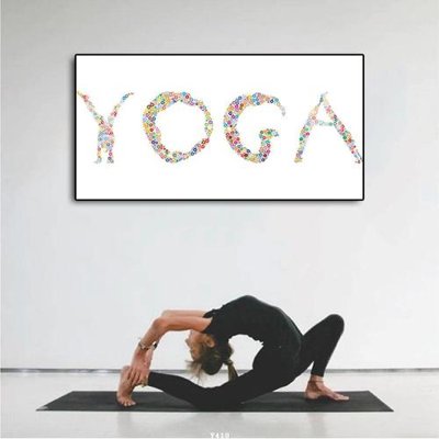File tranh File tranh treo phòng tập yoga Y410 (ảnh gốc) in trần 3D