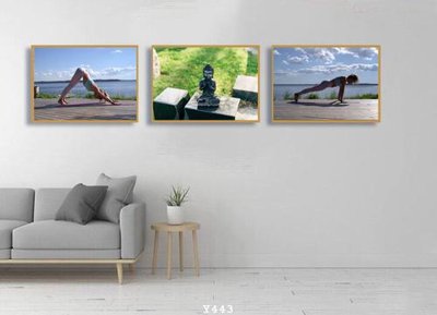 Tải file File tranh treo phòng tập yoga Y443 (PSD) cho in ấn quảng cáo