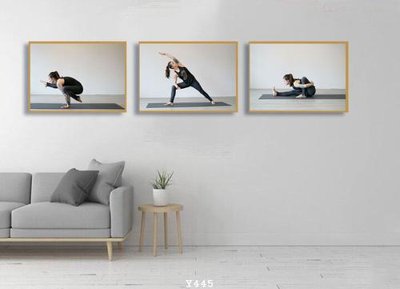 File ảnh File tranh treo phòng tập yoga Y445 (gốc) in decal dán tường