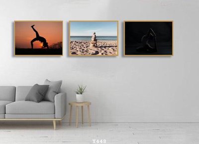 File in ấn File tranh treo phòng tập yoga Y448 chuyên nghiệp