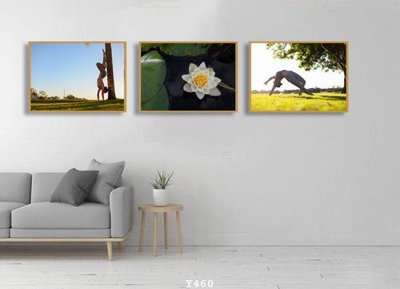 Ảnh mô tả file gốc in mica File tranh treo phòng tập yoga Y460