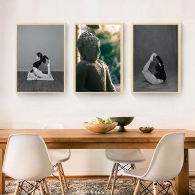 File gốc File tranh treo phòng tập yoga Y465 (in lụa) tranh thuận buồm