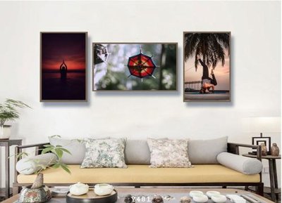 Download file gốc File tranh treo phòng tập yoga Y481 (in lụa) cao cấp