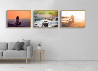 File ảnh File tranh treo phòng tập yoga Y489 (gốc) trang trí khách sạn