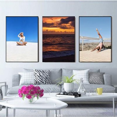 File ảnh gốc File tranh treo phòng tập yoga Y490 (chuyên in mica)