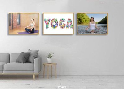 File tranh quảng cáo File tranh treo phòng tập yoga Y503 (download file gốc)