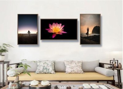 Download file gốc File tranh treo phòng tập yoga Y505 (in lụa) tranh 3D