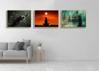 File gốc File tranh treo phòng tập yoga Y512 (phong cách) tối giản