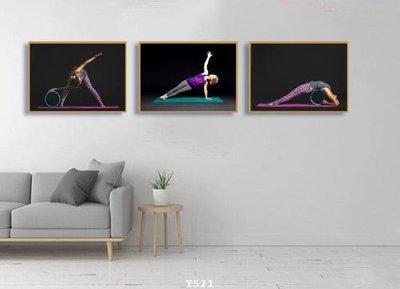 File ảnh File tranh treo phòng tập yoga Y521 (gốc) in standee
