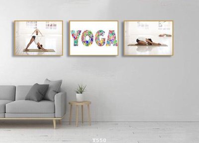 File PSD File tranh treo phòng tập yoga Y550 (nguyên gốc) chất lượng cao