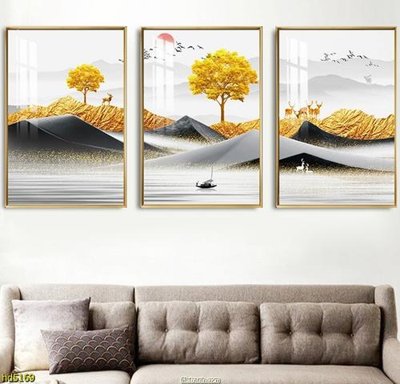 File gốc File tranh bộ hiện đại HD5169 (in mica) cắt laser