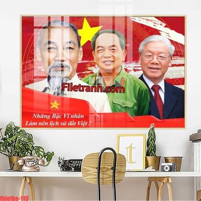 File gốc File in tranh bác trọng bác giáp bác hồ 3 vị vĩ nhân nước việt nam thietke 110 (in lụa) cao cấp