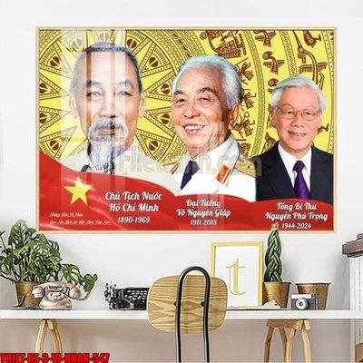 File gốc File in tranh bác trọng bác giáp bác hồ 3 vị vĩ nhân nước việt nam thietke 199 (in lụa) cao cấp