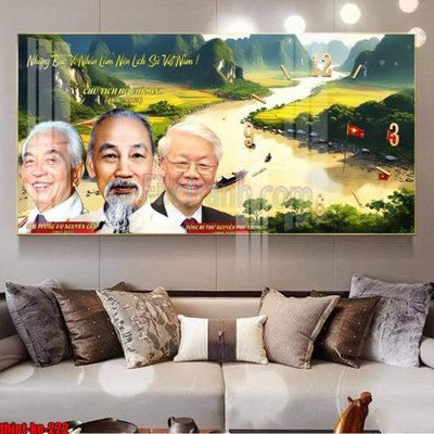 Ảnh gốc file in lụa File in tranh bác trọng bác giáp bác hồ 3 vị vĩ nhân nước việt nam thietke 210 chi tiết