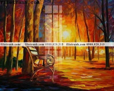 Tải file gốc tranh ve tay son dau nhieu mau tuyet dep 4016 (in khổ lớn) không mờ