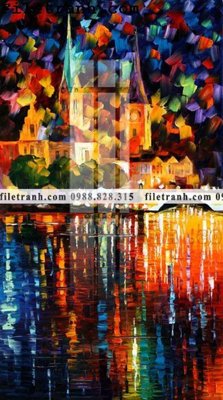 File tranh gốc tranh ve tay son dau nhieu mau tuyet dep 4076 (bản quyền) độc đáo