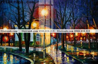 Mua file tranh gốc tranh ve tay son dau nhieu mau tuyet dep 4078 tại Filetranh.com