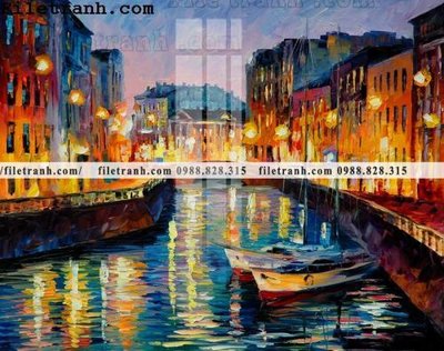 File tranh tranh ve tay son dau nhieu mau tuyet dep 4100 (bản gốc) in lụa 3D