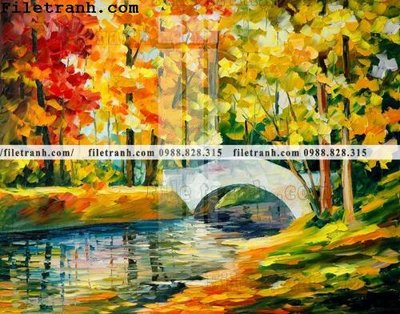 Tải file tranh ve tay son dau nhieu mau tuyet dep 4104 (PSD) cho in tranh kính