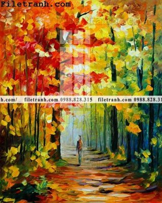 Tải file tranh ve tay son dau nhieu mau tuyet dep 4116 (gốc) in tranh tráng gương