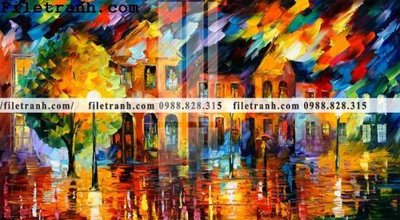 File gốc tranh ve tay son dau nhieu mau tuyet dep 4121 (phong cách) cổ điển