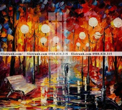 Tải file tranh ve tay son dau nhieu mau tuyet dep 4162 (ảnh gốc) in gạch 3D