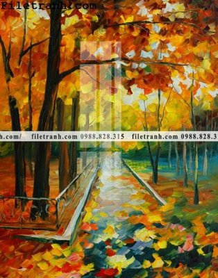 File tranh tranh ve tay son dau nhieu mau tuyet dep 4164 (ảnh gốc) in trần 3D