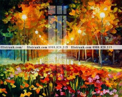 File gốc tranh ve tay son dau nhieu mau tuyet dep 4187 (ảnh chi tiết) để in ấn