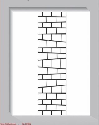 File tranh File in tủ nhựa TU4389 (bản gốc) in lụa dán tường