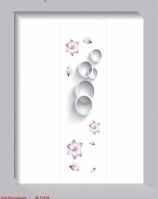 Download file gốc File in tủ nhựa TU4413 (in lụa) tranh 3D