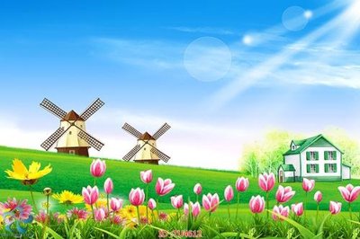 File in trần File in tủ nhựa TU4612 (bản gốc) phong cảnh