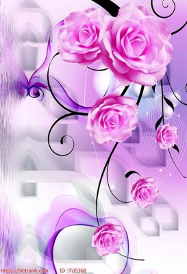 File gốc File in tủ nhựa TU5368 (in mica) trang trí