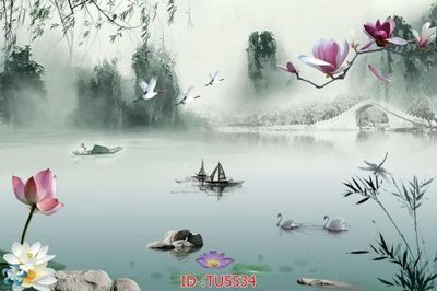 File tranh File in tủ nhựa TU5534 (bản gốc) in lụa 5D