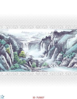 File ảnh File in tủ nhựa TU5837 (gốc) in decal dán tường