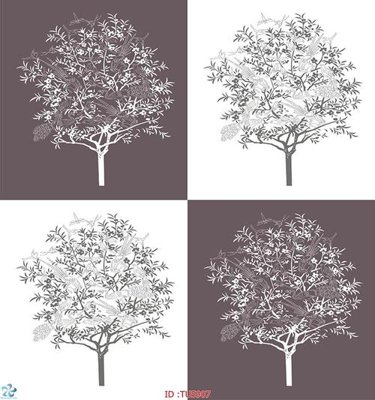 Download file gốc File in tủ nhựa TU5907 (in lụa) hoa lá