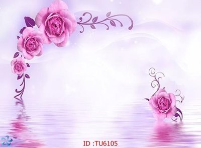 File in trần File in tủ nhựa TU6105 (file gốc) hoa văn 3D