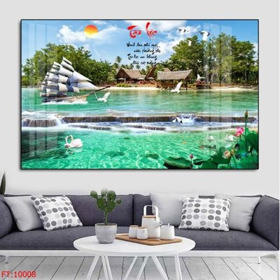 File tranh File tranh phong thủy 10008 (gốc) chủ đề thành phố