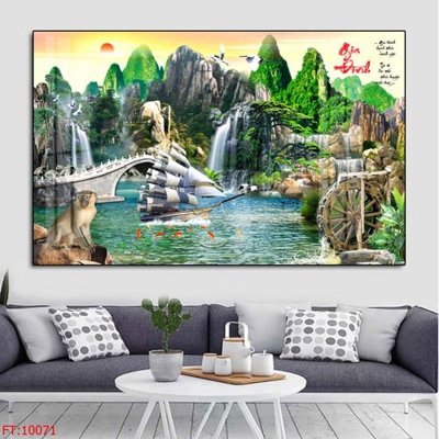 File tranh quảng cáo File tranh phong thủy 10071 (file gốc) chuyên nghiệp