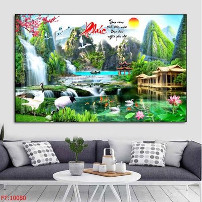 File gốc in tráng gương File tranh phong thủy 10080 chi tiết