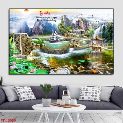 File tranh gốc File tranh phong thủy 10089 (bản quyền) độc đáo